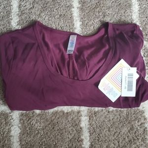 Xs perfect T maroon